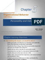 Organizational Behavior: Personality and Values