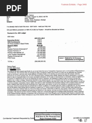 Fn1623 2406 Collateralized Debt Obligation Goldman Sachs - 