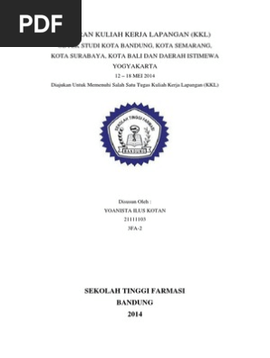 Laporan Kkl