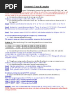 Download Geometric Mean Examples-Solutions by HaniZahirahHalim SN237478559 doc pdf