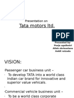 Tata Motors Organizational Design