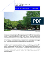 International Graduate Program Leaflet