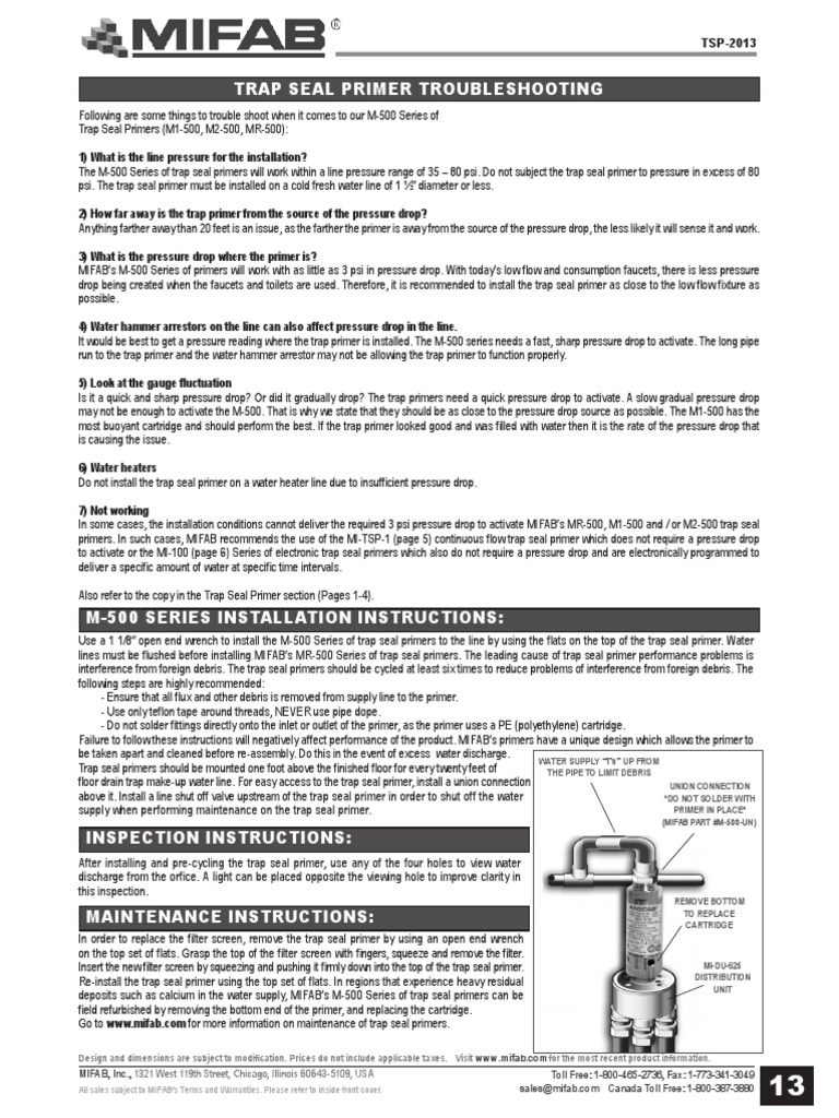 Trap Seal Primer Troubleshooting Guide 2013 Cartridge (Firearms