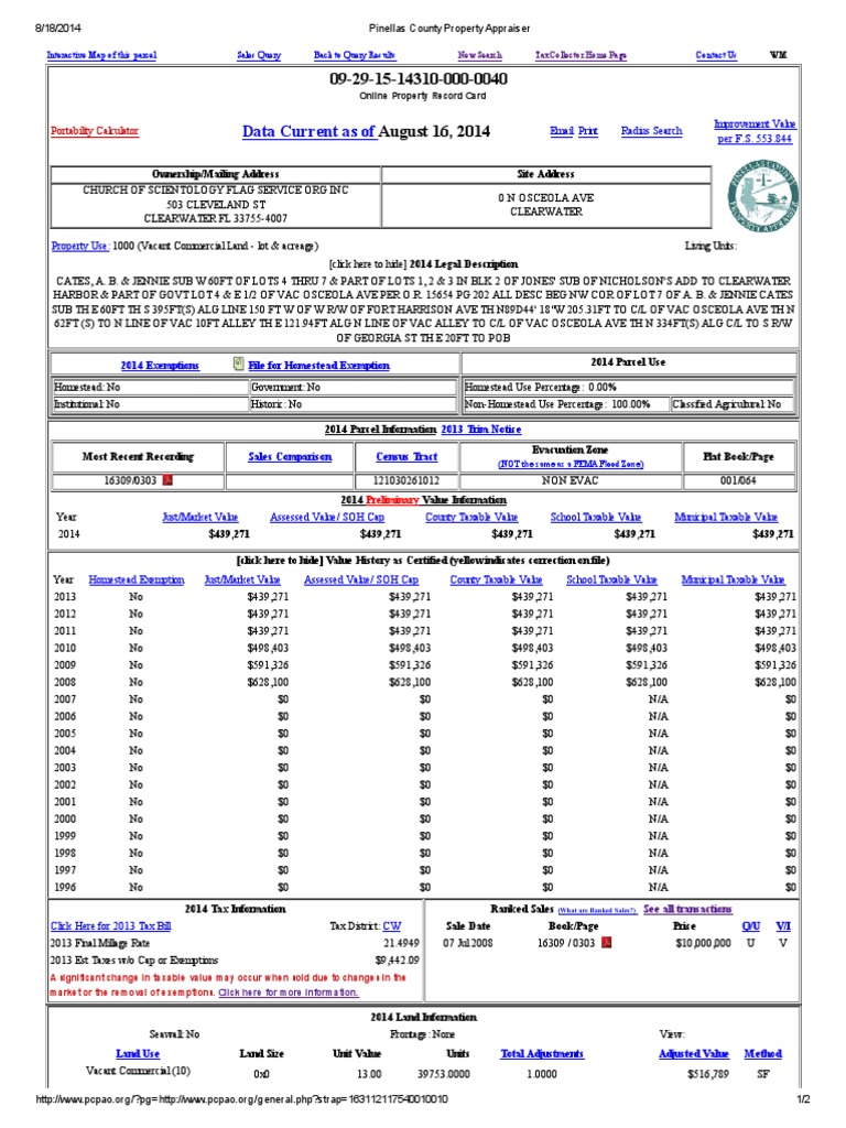 pinellascountypropertyappraiser6copy.pdf Property Tax Taxes