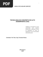Tecnologia Do Concreto de Alto Desempenho (Cad)