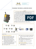 F8114 ZigBee+GPRS IP MODEM TECHNICAL SPECIFICATION