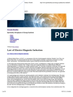 Law of Electro-Magnetic Induction