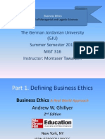 Business Ethics - Part 2 - Chapter 5