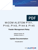 MiCOM Alstom P14x Ver44J Addendum GB