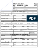 Revised Incident Record Form