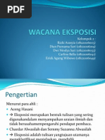 Download Wacana Eksposisi Ppt by Rizki Arasyia SN237497013 doc pdf