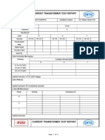 Current Transformer Test Report: 1.nameplate