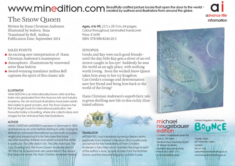 The Snow Queen: A New Illustrated Edition | PDF | The Snow Queen | Hans ...