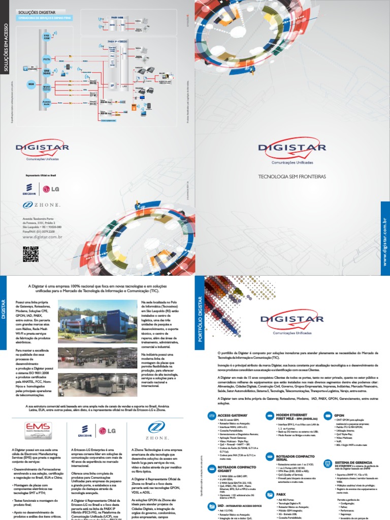 Soluções TIC Inovadoras da Digistar | PDF | Wi-Fi | 3G