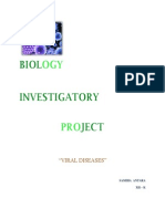 Biology Investigatory Project - Viral Diseases