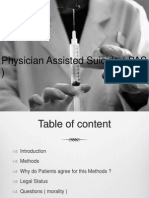 Physician Assisted Suicide (PAS)