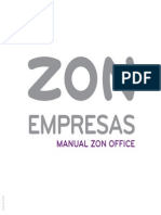 Manual ZON Office Com Fios