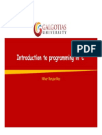 Introduction to C Programming