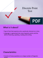 Discrete Point Test