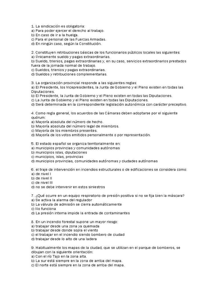 Anexorevista Opositores Examenes 012 Toledo Examen 12 Combustibles Agua