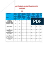 Ficha de Evaluación de Elaboración de Receta Regional-2014