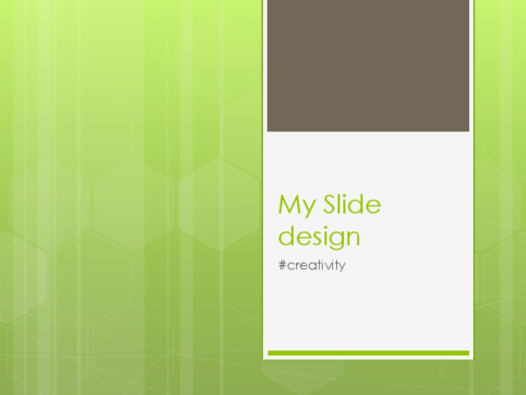 My Slide Design | PDF | Lifestyle