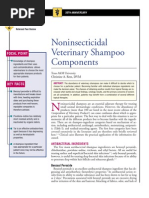 Non Insecticidal Veterinary Shampoo Components