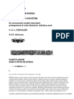 Chartvlarivm Ecclesiae Sancti Petri de Bvrgo Valentiae Ordinis Sancti Avgvstini by Chevalier, Ulysse, 1841-1923