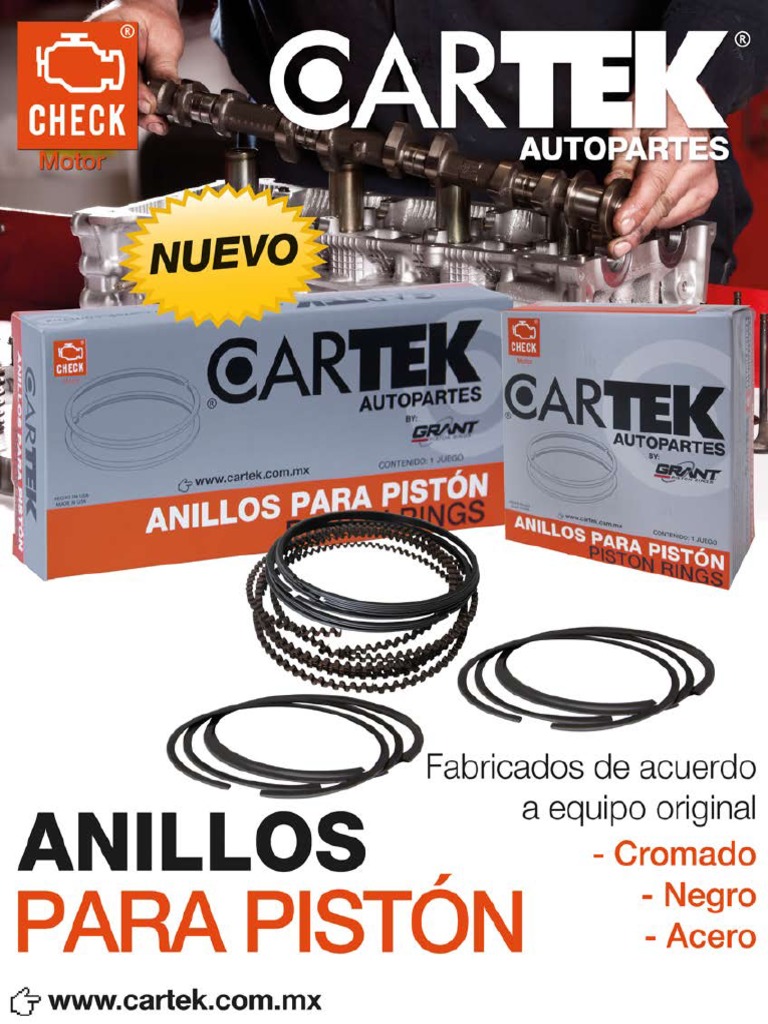 Catalogo Cartek Anillos Dodge Vehicle Technology