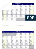 Bible Reading Calendar