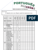 Resultados 3 de Dezembro