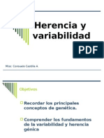 Clase 1herencia y Variabilidad