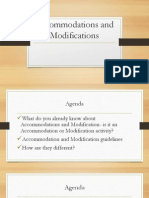 Accommodations and Modifications 2