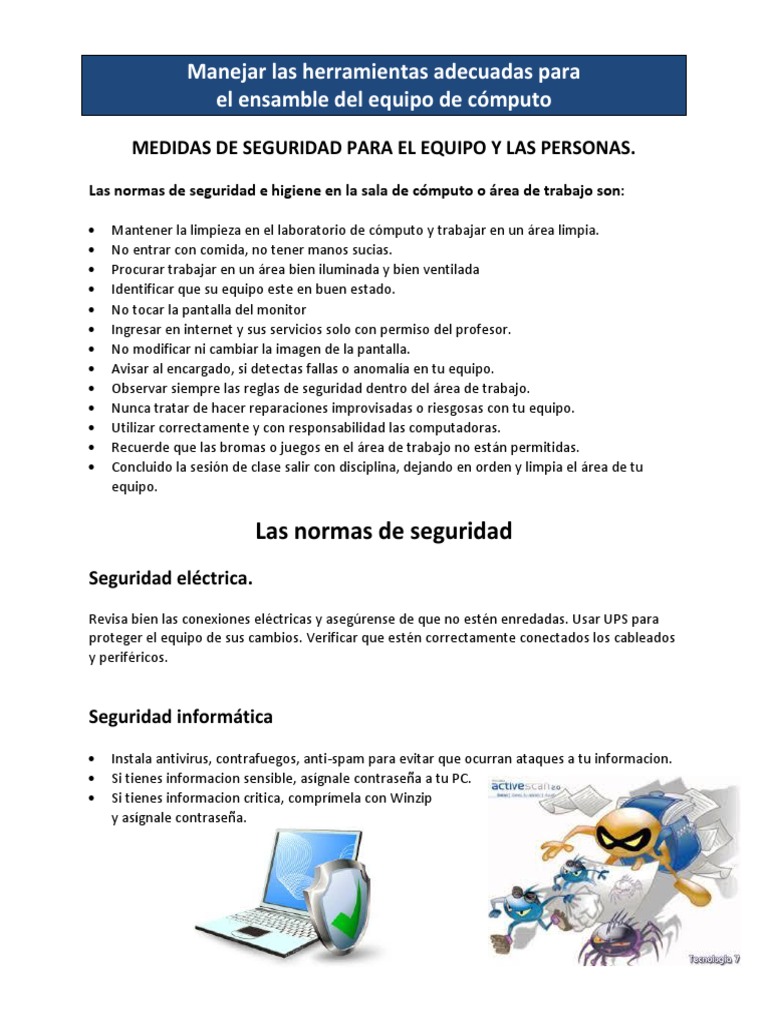 Medidas de seguridad pdf