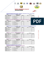 2014-2015 RSPL Schedule