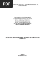 Projeto de Drenagem Urbana Versao Final