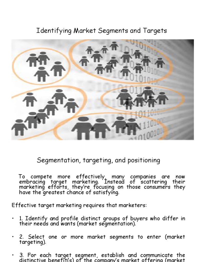 Market Segmentation and Targeting Guide | PDF | Market Segmentation ...