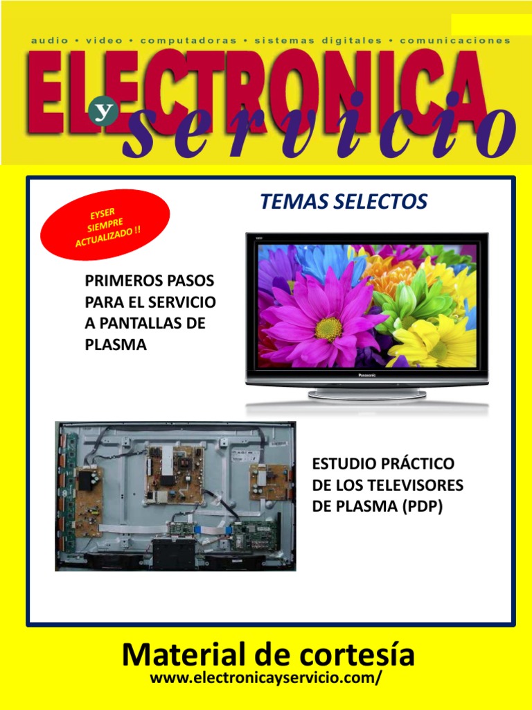 Curso de reparacion de tv lcd y led gratis pdf Reparacion De Televisores Plasma Revista Electronica Hdmi Video