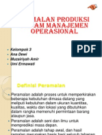 Download ppt Peramalan Produksi Dalam Manajemen Operasionalpptx by Nizar Muhammad SN237581888 doc pdf