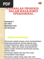 Download ppt Peramalan Produksi Dalam Manajemen Operasionalpptx by Nizar Muhammad SN237581888 doc pdf