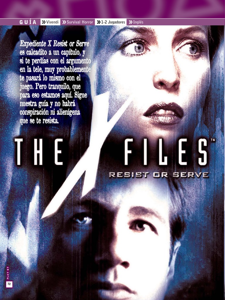 The XFiles Resist or Serve PDF PDF Los archivos x — free download