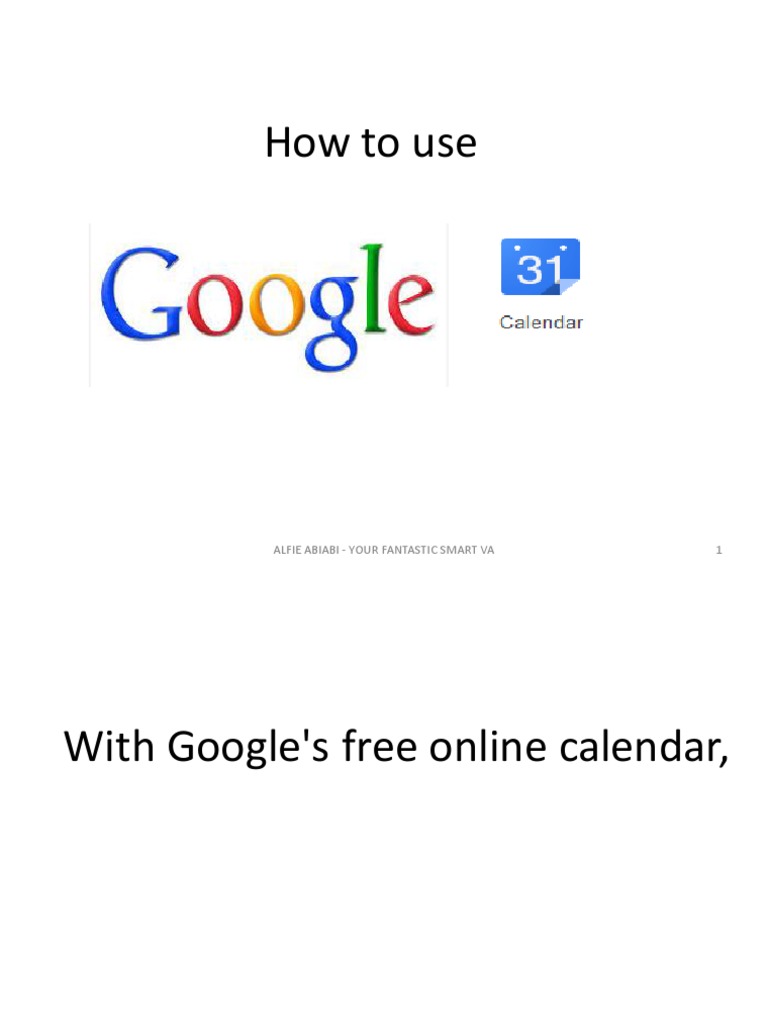 Google Calendar Event Creation Guide | PDF | Computer Mediated ...