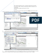 MEMBUAT CROSS SECTION DAN MENGHITUNG VOLUME