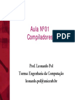 Aula Nº01 2º2014 Introducao A Compilacao PDF