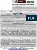 Acta Reunión Nº003 - Plan de Autoformación PDF