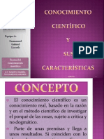 1.2. Conocimiento Cientifico y sus caracterisitcas (diapositivas) (1).pptx