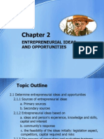 Chapter 2 Entrepreneurial Ideas