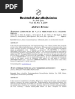 Download Abstracts Resume BJC v26 n2 2009  by Bolivian Journal of Chemistry SN23760318 doc pdf