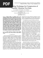 Entropy Coding Technique for Compression of  Satellite Vibration Test Data 