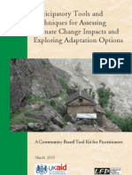 Participatory Tools and Techniques for Assessing Climate Change Impacts and Exploring Adaptation Options